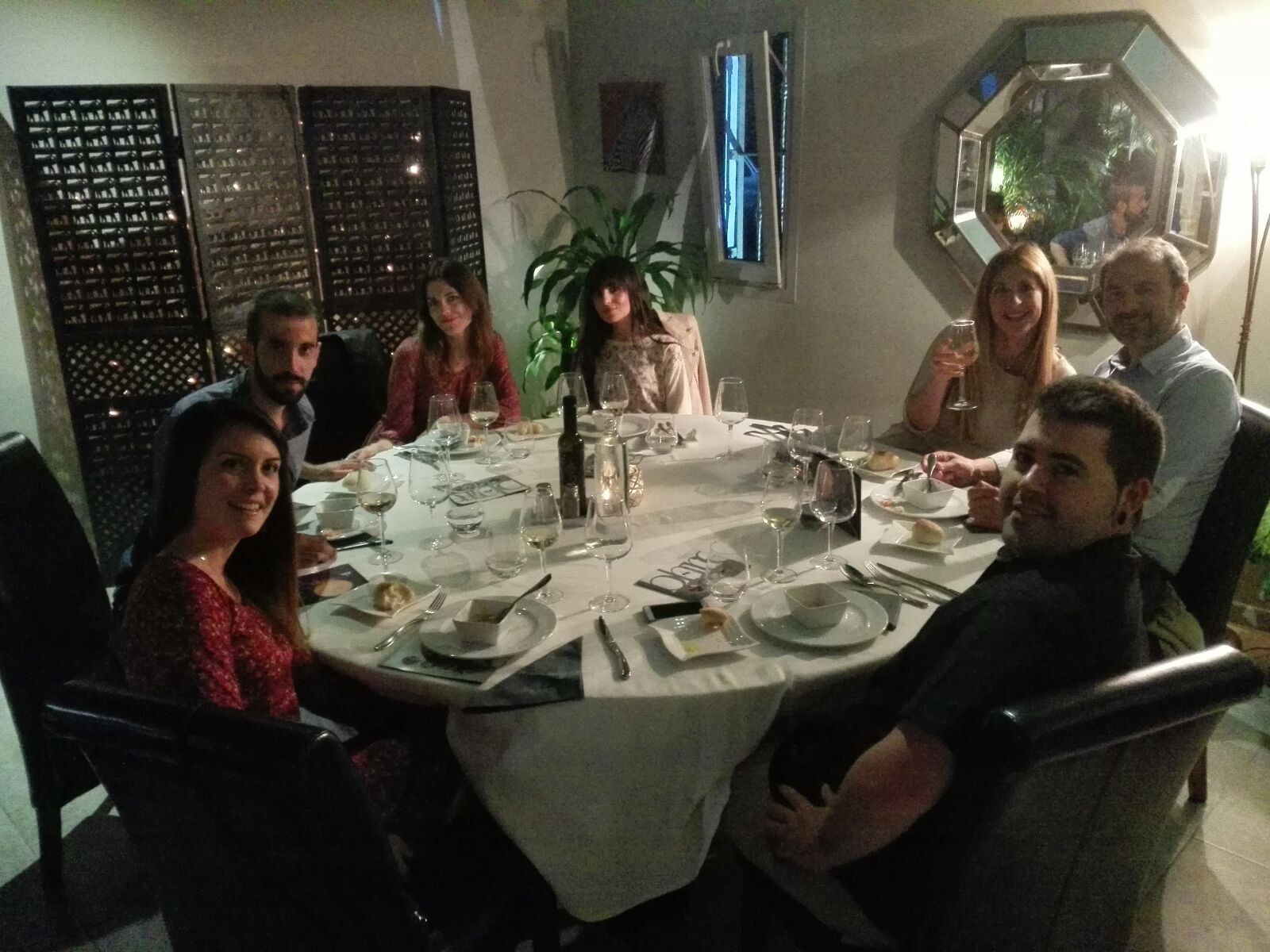 asistentes a cata Hotel Miba